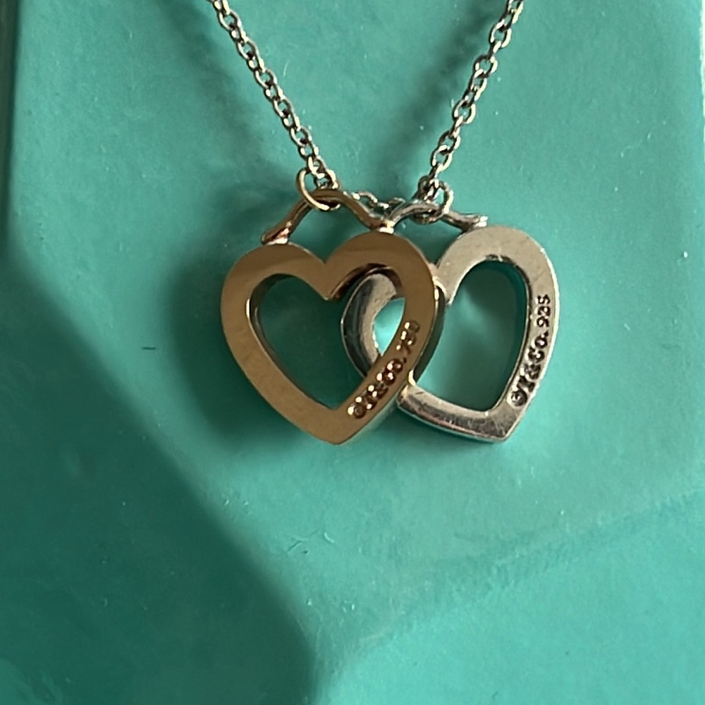 Tiffany & Co. double heart necklace - Picture 3 of 16